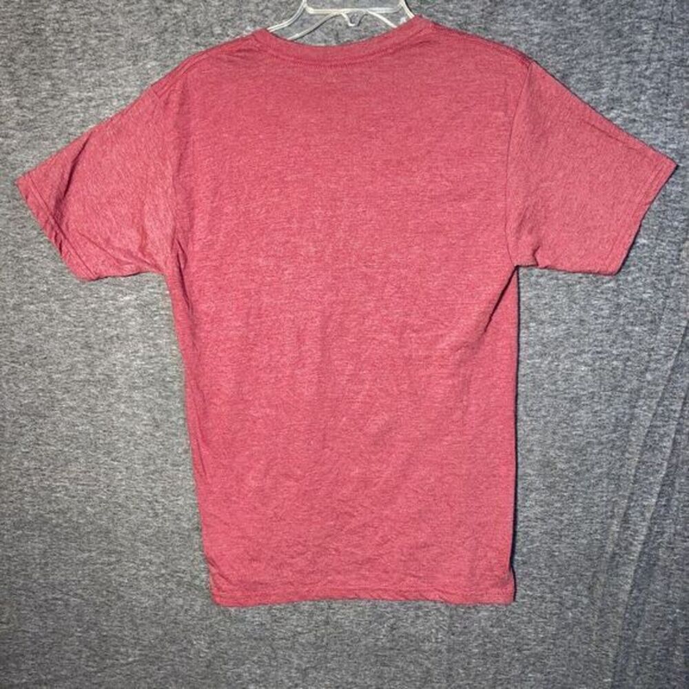 Disney Mickey‎ Mouse Sunglasses Distressed Graphic Crewneck Red - Picture 3 of 6